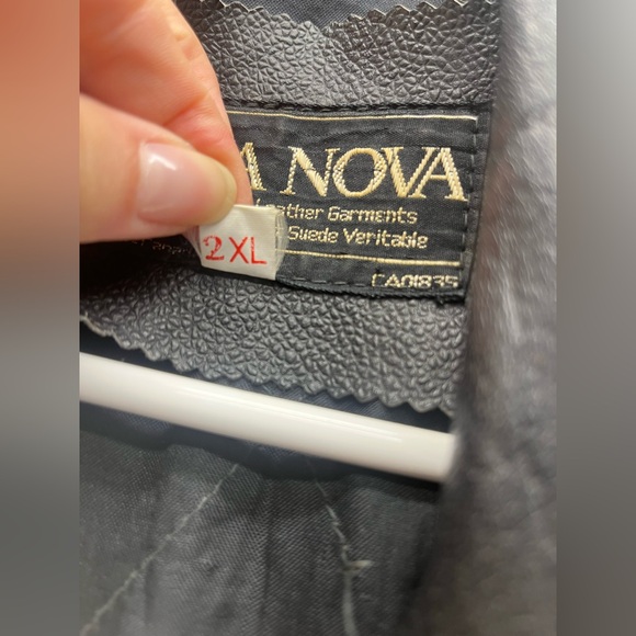 Cosa Nova Genuine Leather Jacket with Harley Davidson Patch - Picture 7 of 7